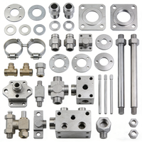 Pièces usinées CNC 5 axes sur mesure OEM en aluminium anodisé, acier inoxydable et laiton de haute précision
