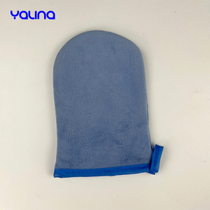 Guantes Aplicadores de Autobronceador de Doble Cara de Terciopelo con Muñequera Elástica para Venta al por Mayor y Marca Privada - Product Image 4