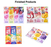 Nieuwe Jelly Stick Ijs Candy Pop Verpakking Vruchtensap Honingvulling En Afdichting Vffs Roll Grasgelei Vul-En Verpakkingsmachine