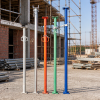 Étai de coffrage réglable en acier inoxydable robuste pour le soutien de la coffrage de dalles et de poutres en béton, idéal pour les ateliers extérieurs modernes