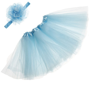 Falda de Tul Verde Claro con Encaje, Accesorios de Fotografía para Recién Nacidos, Sesión de Fotos Infantil, Diadema de Encaje, Conjuntos para Bebés, Accesorios de Fotografía - Product Image 4