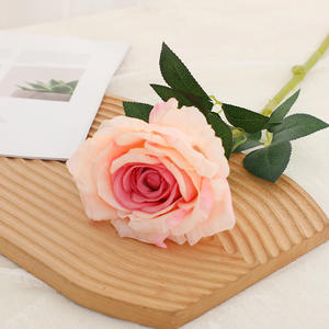 Ramo de Rosas Artificiales de Plástico y Seda, Alta Simulación, Decoración para el Hogar, Arreglo Floral para Sala de Estar - Product Image 3