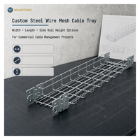 Canaux de câblage en treillis métallique EN 61537 2007 avec plusieurs options de longueur et de largeur pour les projets de gestion des câbles B2B