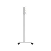Soporte de TV de suelo móvil ajustable 10 ''-42'' Pulgadas Monitores Uso comercial Soporte de carros de carrito de TV giratorio