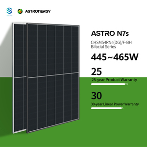 แผงโซลาร์เซลล์ประสิทธิภาพสูง445W 465W 450W กลุ่มนักบินอวกาศระดับ1ส่งตรงจากโรงงาน - Product Image 1
