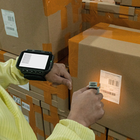 Lector de Códigos de Barras Inalámbrico Effon T3 Ring, HID SPP BLE, 26g, 22h de Duración, para Logística, Envío Exprés, 3PL, Inventario de Almacén
