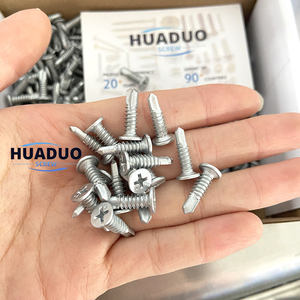 1000 pièces/boîte ruban assemblé ANTI-ROUILLE RUSPERT vis autoforeuse à tête fraisée #10*5/8 M4.8 * 16mm vis de <span class=keywords><strong>toiture</strong></span> métal à bois - Product Image 5