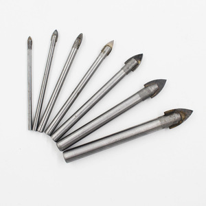 Broca Triangular Multifuncional Shengling Hardware de 3-12 mm, Longitud Métrica para Azulejos, Vidrio, Cerámica y Paredes - Product Image 1