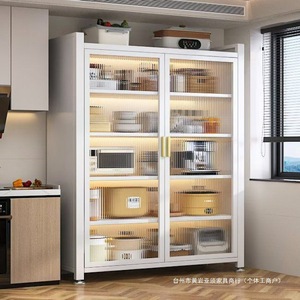 Lưu Trữ Phòng Ăn Tủ Kim Loại Tủ Bằng Chứng Lật Cửa Trái Cây Và Rau Lưu Trữ Giá Nhà Bếp Bakers Giá Với 2 Cửa - Product Image 2