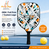 Sac de raquette de pickleball à marque privée, rembourré, avec corps souple et fermeture éclair fluide, pour utilisation en extérieur sur le terrain, fabriqué en Chine