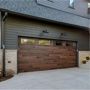 <span class=keywords><strong>Porte</strong></span> de <span class=keywords><strong>garage</strong></span> <span class=keywords><strong>sectionnelle</strong></span> automatique à panneaux sandwich modernes à vente rapide pour les maisons - Product Image 2