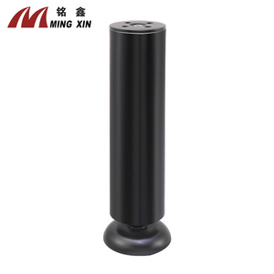 Ming Xin Furniture <b>Leg</b> 201 Stainless Steel Brushed Black Heavy Duty Cabinet <b>Sofa</b> Support - Product Image 1