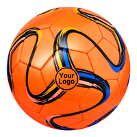 Ballon de football Kata en PVC durable, cousu à la machine, léger, taille 5, sports d'équipe, couleur et logo personnalisés, promotion en gros