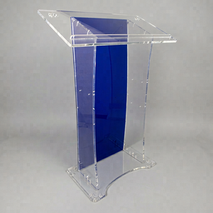 Púlpito de la iglesia de acrílico tribuna para la escuela tamaño personalizado disponible/podio mariag - Product Image 1