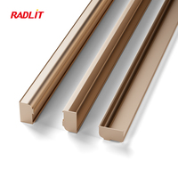 Lumières de placard encastrées LED DC12V de type L sans poignée, modernes, personnalisables OEM/ODM, écologiques, garantie 3 ans