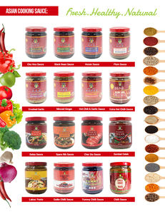 ซอสปิ้งย่างสไตล์ตะวันออกสำหรับเนื้อบาร์บีคิวโจลองขวดแก้ว230กรัมรสเผ็ดสำหรับบาร์บีคิว - Product Image 6