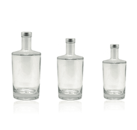 Botella de Vidrio Neos de 50 ml, 350 ml, 375 ml, 500 ml, 700 ml, 750 ml, 1000 ml para Ginebra, Ron, Tequila, Whisky, Vodka con Tapa de Rosca
