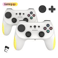 Manette de jeu sans fil USB 2.4GHz Yo CM-039D à 2 joysticks pour PC, ordinateur portable, Smart TV, Android Game Box et compatible PC