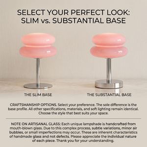 Lámpara de Mesa Estética al por Mayor para Decoración de Cafeterías, Estilo Bauhaus, Lámpara de Escritorio Cromada, Lámpara de Cristal Naranja con Forma de Hongo - Product Image 4