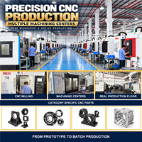 Braket Flens Dudukan Motor Servo Aluminium Hitam Anodized Kustom, Bagian Mesin CNC untuk Peralatan Kontrol Gerak