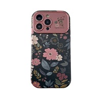 Coque de téléphone antichoc style rétro chrysanthème pour iPhone 13 15 14 16 17 Pro Max – Collection Automne/Hiver
