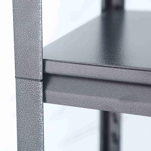 الأزياء Boltless رفوف أسود معدن عرض رفوف الرف 3 4 5 طبقة أرفف من الحديد الصلب البخار المعادن وحدة رف - Product Image 5
