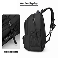 Sac à dos pour ordinateur portable HAIBOWY imperméable, sac de voyage à roulettes souple pour hommes et femmes, grande capacité, style tendance