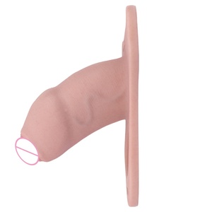 AS-065 Funda de Silicona Realista para Pene, con Bloqueo de Castidad, Hueca, Juguete Sexual para Adultos - Product Image 4