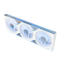 Ventilateurs de boîtier PC ARGB 120 mm, interface 6 broches, dissipateur thermique en plastique, roulement fluide, refroidisseur de processeur haute efficacité pour ordinateur