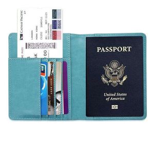 กระเป๋าใส่พาสปอร์ตแบบกันขโมย RFID ทำจากวัสดุ PU ทนทาน พร้อมช่องใส่บัตรและเอกสาร  สามารถสกรีนโลโก้ได้ - Product Image 4
