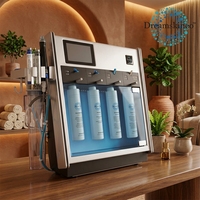 Appareil de microdermabrasion à jet d'oxygène Hydra Water Peel Salon, solution Hydrafacy, poignée, sérum booster d'hydrodermabrasion