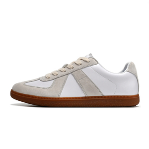 Maden <span class=keywords><strong>Scarpe</strong></span> da Ginnastica Unisex German Trainer Casual da Passeggio Vintage <span class=keywords><strong>Sneakers</strong></span> da Uomo e <span class=keywords><strong>Donna</strong></span> in Pelle Retrò da Uomo - Product Image 1