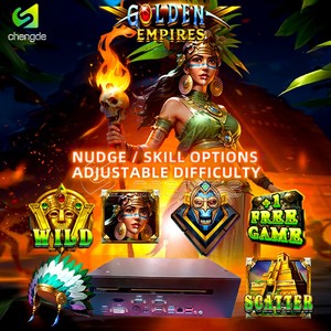 Giá bất ngờ 43 dọc cong thẳng đứng Tủ trò chơi với màn hình <span class=keywords><strong>LED</strong></span> bảng Arcade Reel trò chơi - Product Image 3