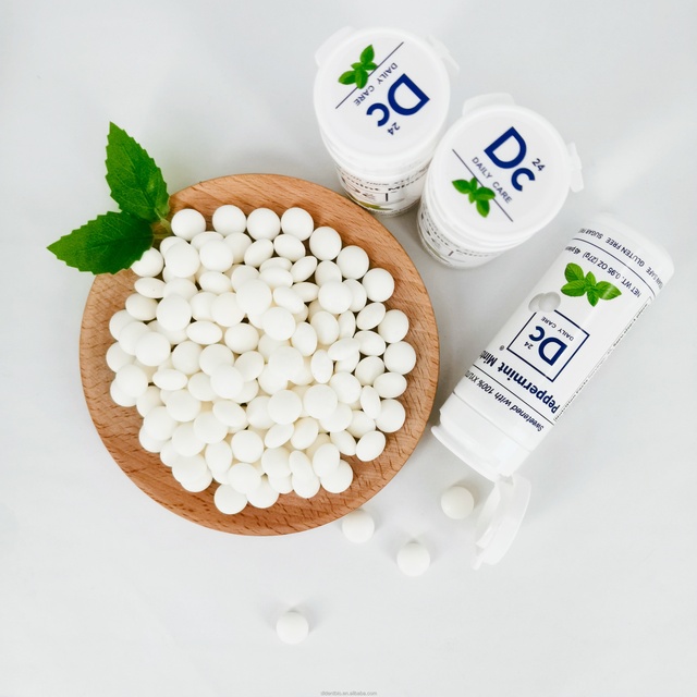 0.6g 100% Xylitol Sugar Free Mints Oem Package Mints