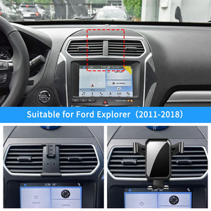 Convient à <span class=keywords><strong>Ford</strong></span> Explorer 2011-2018 Produit de voiture ABS en alliage d'aluminium <span class=keywords><strong>Support</strong></span> de téléphone portable <span class=keywords><strong>pour</strong></span> voiture <span class=keywords><strong>Support</strong></span> de téléphone portable par gravité <span class=keywords><strong>pour</strong></span> voiture - Product Image 6