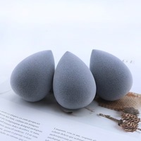 Éponge de maquillage en microfibre velours ultra douce personnalisée en gros, logo de marque privée, OEM, en vrac, applicateur de fond de teint, utilisation sèche et humide