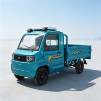 Camion de livraison électrique pur à 4 roues, haute capacité de chargement, certifié CEE, avec boîte de livraison certifiée UE