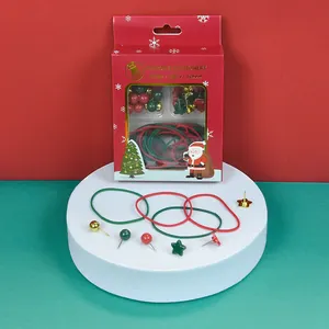 Huirong Oem Hoge Kwaliteit Diy Benodigdheden Kerst Decoratieve Kaart Spelden Ster Pinnen En Rubberen Band Briefpapier Set