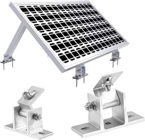 Kit de <span class=keywords><strong>support</strong></span> de <span class=keywords><strong>panneau</strong></span> <span class=keywords><strong>solaire</strong></span> à installation rapide, 2 pièces, <span class=keywords><strong>pour</strong></span> module individuel, <span class=keywords><strong>pour</strong></span> <span class=keywords><strong>bateau</strong></span>, camping-car, toit plat - Product Image 1