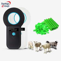 Escáner Portátil de Microchip FDX-B, Lector de Etiquetas para Animales, Escáner RFID para Mascotas, Identificación de Ganado