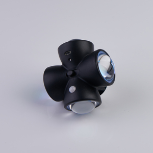 Veilleuse Traditionnelle Arc-en-ciel avec Capteur de Mouvement, 4 Lumières de Projection LED Colorées, Écologique, en ABS, Décoration Murale à Brancher, Certifiée ETL - Product Image 2