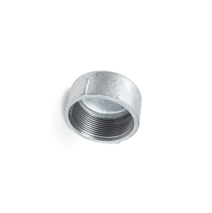 ฝาครอบท่อเกลียวในชุบสังกะสี ผลิตด้วยเครื่อง CNC แบบกลม ข้อต่อ NPT สำหรับประปาและระบบน้ำ หน่วยเป็นนิ้ว รับประกัน 3 ปี - Product Image 1