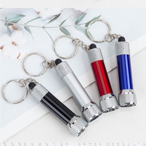 Nhà máy tùy biến OEM/ODM công ty Quà tặng ngoài trời đêm quảng cáo chiếu sáng hợp kim nhôm cơ thể mini 5LED Keychain đèn pin - Product Image 2