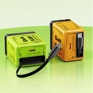 Portable GaN 35W USB C Chargeur Rapide Smart Pliable US Plug Construit en Extensible Type C Câble Téléphone pour <span class=keywords><strong>iPhone</strong></span> Samsung MacBook - Product Image 1