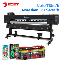 Imprimante Grand Format Éco-Solvant pour Toile, Bâche Flex, Autocollant, Bannière et Vinyle avec Têtes I3200 Xp600