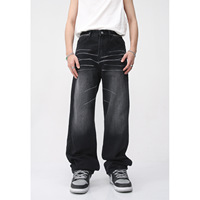 Jean en denim bleu myrtille pour homme, coupe skinny, ton fruité, fournisseur