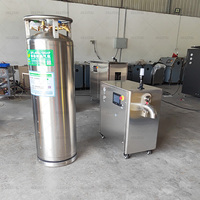 Machine de fabrication et d'emballage de glace sèche en paillettes Capacité personnalisable Granulateur de glace sèche à vendre