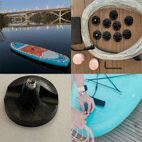 Nouvelle conception de planche à pagaie gonflable en PVC, SUP, équipement de jeu aquatique personnalisé, kits d'éclairage LED, capacité de 150 kg, 15-17 psi