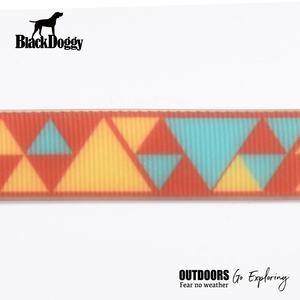 Correa de Goma para Perro BlackDoggy Designers, Diseño Caleidoscopio, Impermeable, Ecológica, con Liberación Rápida, Cintas de Poliéster Estampadas, Personalizada - Product Image 4