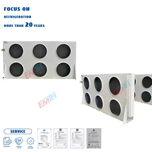 Factory Supplier HP Air Cooling Condenser Walk in Freezer Condensadora Refrigeration Condensacion H V type